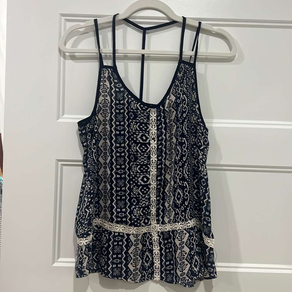 Navy Lizard Thicket Tank Top